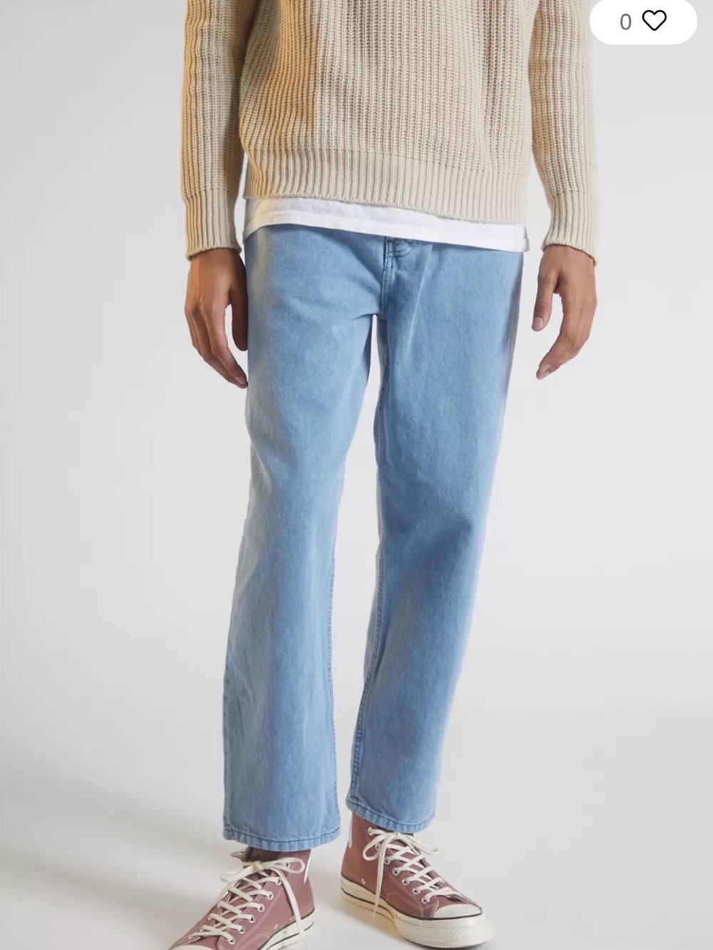 Men’s BDG Chalky Blue Bow Fit Jeans | size 31/32